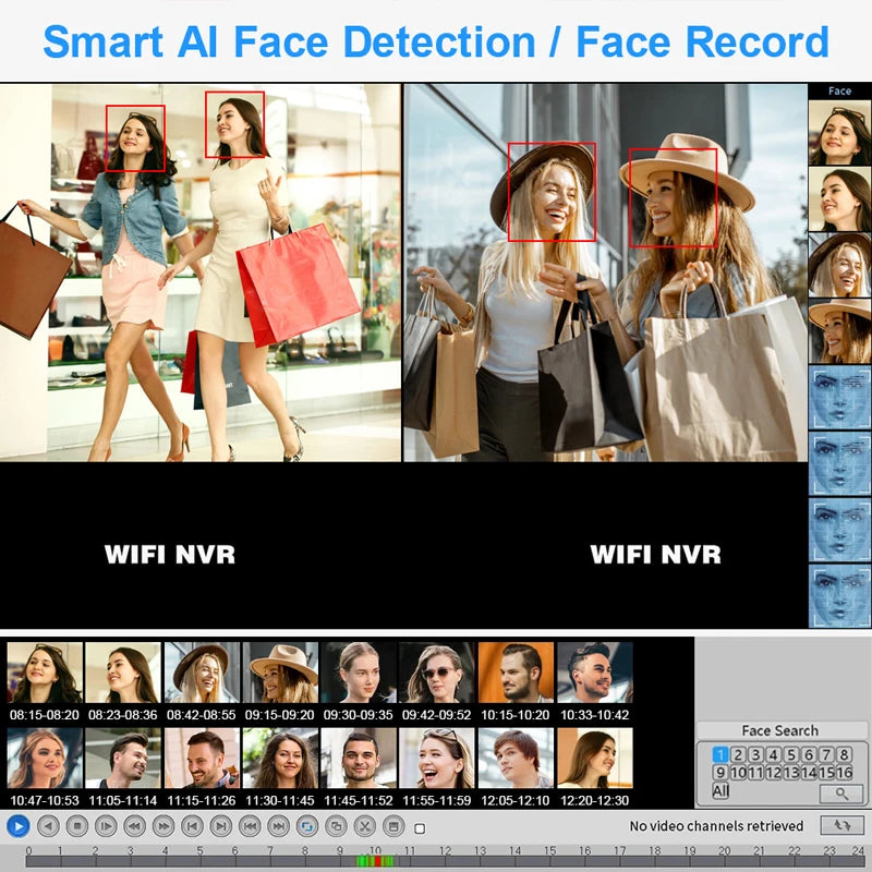 Smar 4/5/ 8MP POE Dome IP Camera Two AI Face Detection  Way Audio H.265 Onvif Color Night Vision CCTV Surveillance Home Security